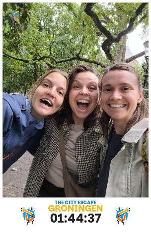 Groepsfoto tijdens een testronde van Groningen